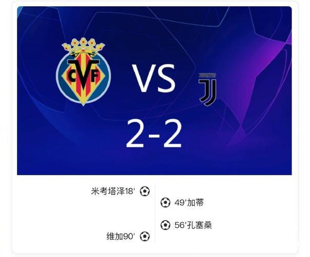 欧冠-加蒂惊艳倒钩孔塞桑独闯龙门 尤文2-2战平比利亚雷亚尔 欧冠-加蒂惊艳倒钩孔塞桑独闯龙门 尤文2-2战平比利亚雷亚尔